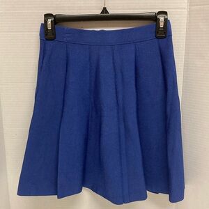 PARKER  ROYAL BLUE KNIT MINI SKIRT